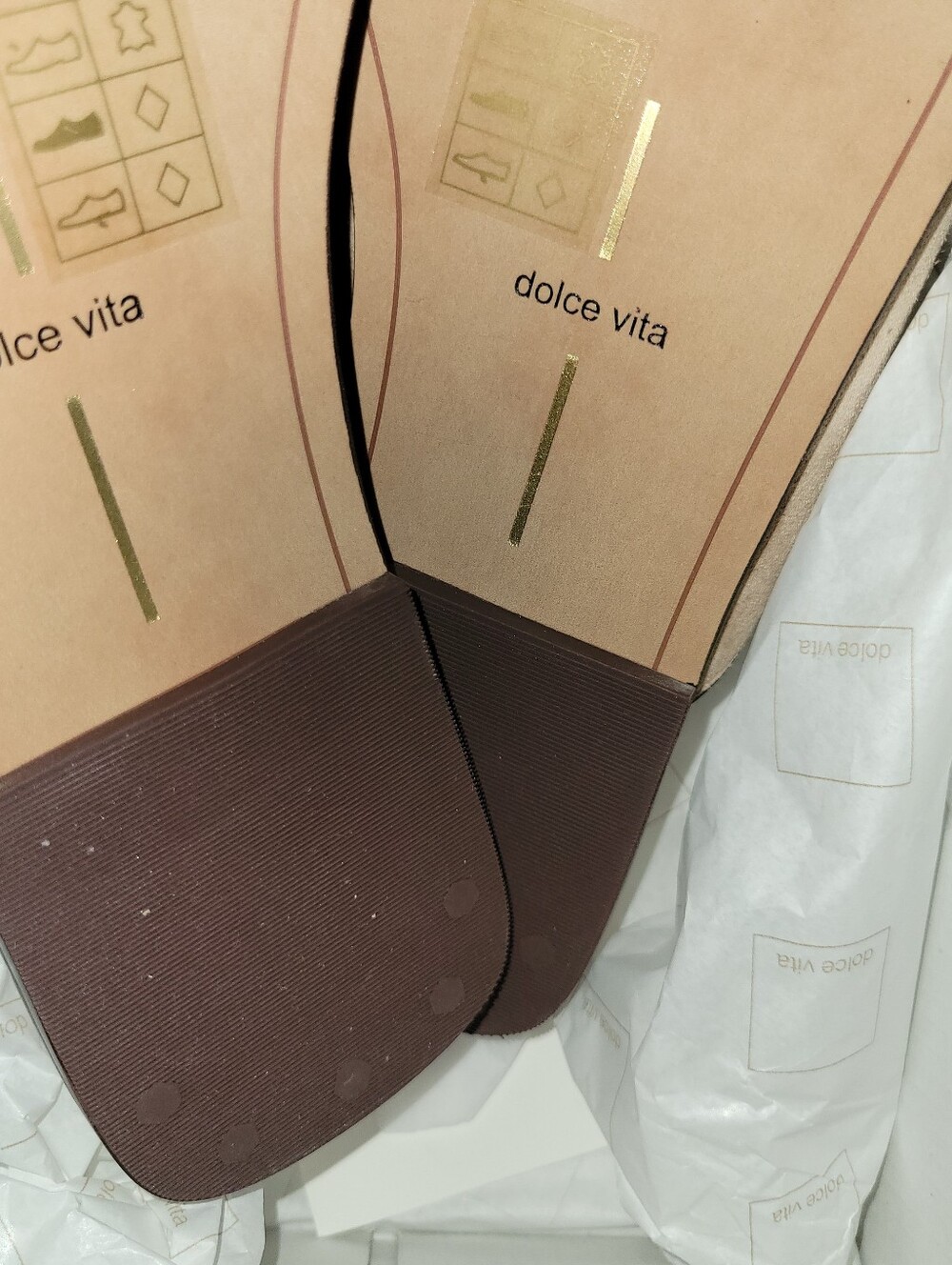 Dolce Vita Bamboo Nubuck Slides - Picture 3 of 9